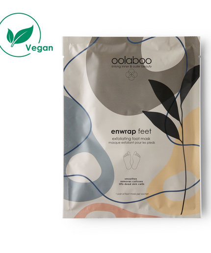 ENWRAP exfoliating foot mask 2 items (left-right)/16ml