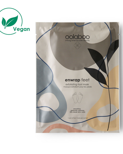 ENWRAP exfoliating foot mask 2 items (left-right)/16ml