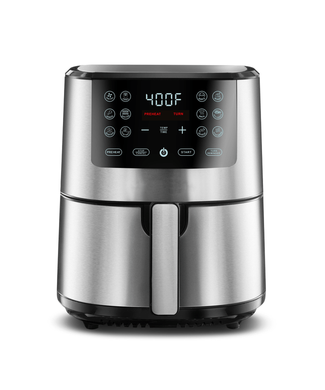 Stainless steel airfryer
