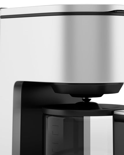 Stainless steel coffee machine