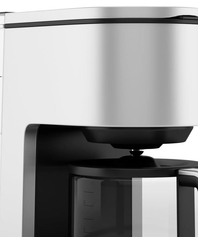 Stainless steel coffee machine