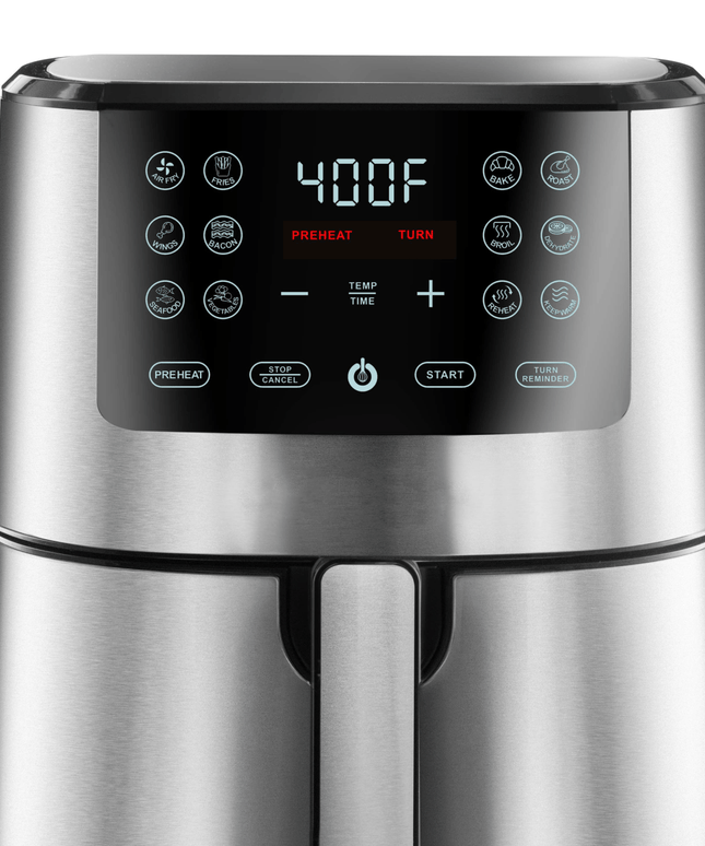 Stainless steel airfryer