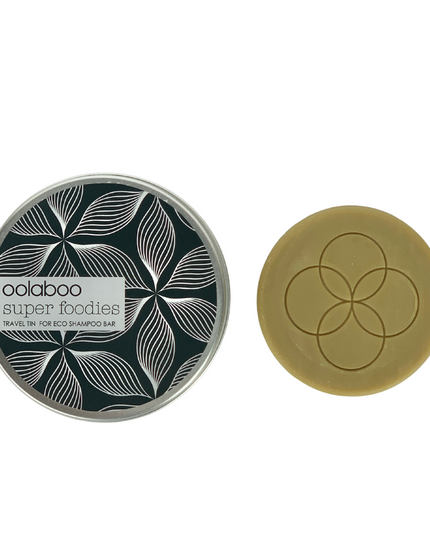 travel tin + eco shampoo bar
