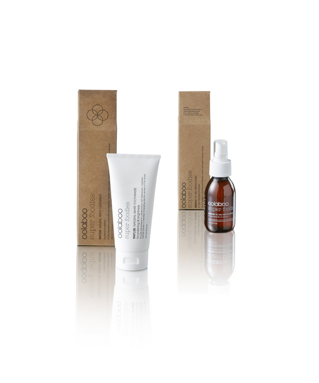 natural white toothpaste 100 ml + free mouthspray
