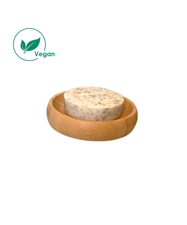body wash bar met bamboo dish (set)