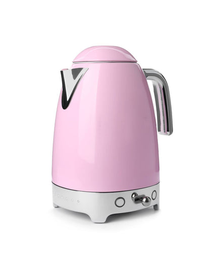 Pink metal kettle