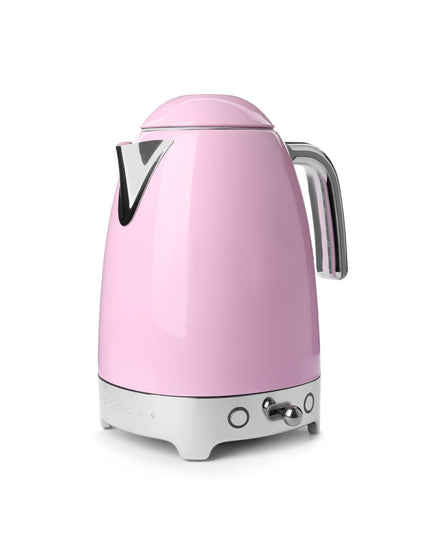 Pink metal kettle
