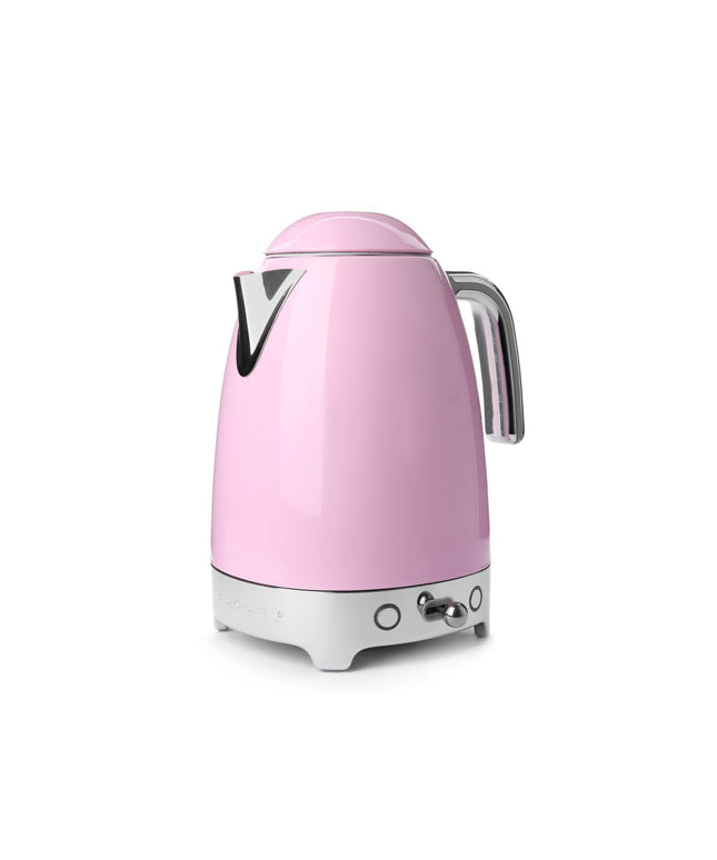 Pink metal kettle