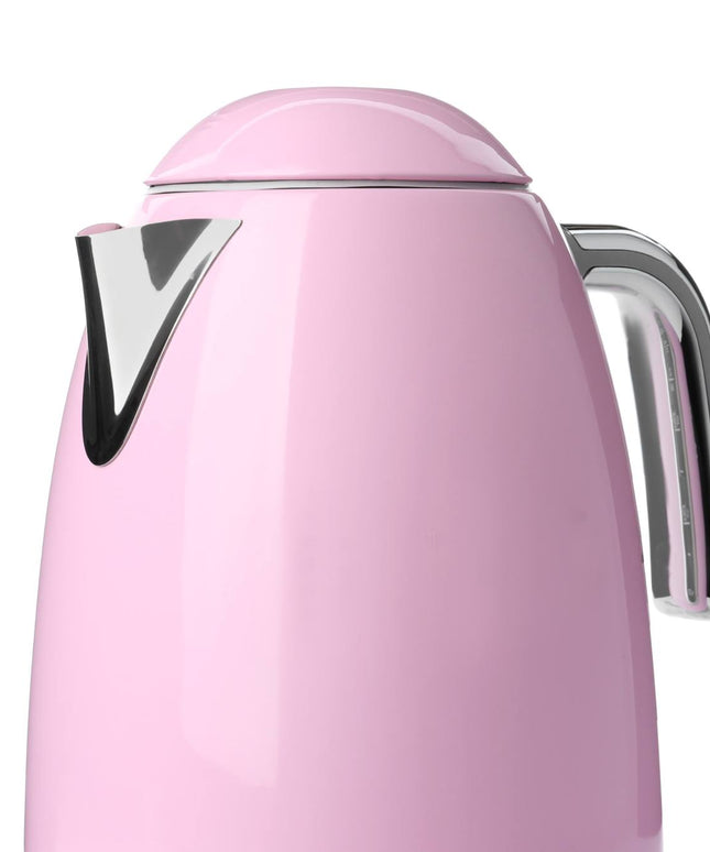 Pink metal kettle