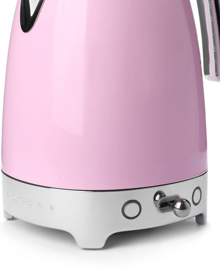Pink metal kettle