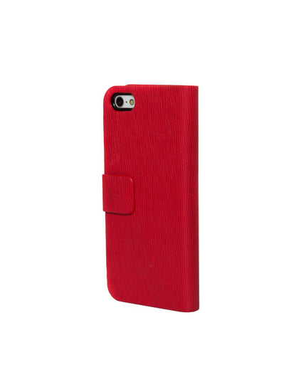 Leather phone case Red