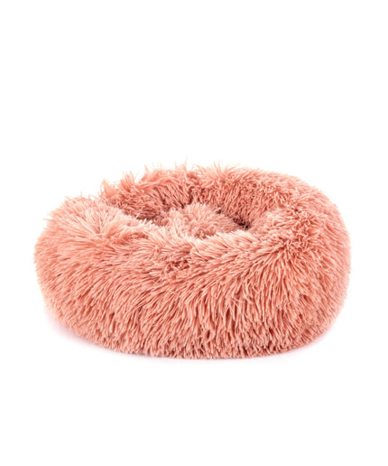 Pink dog bed
