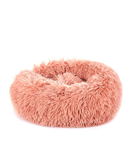 Pink dog bed