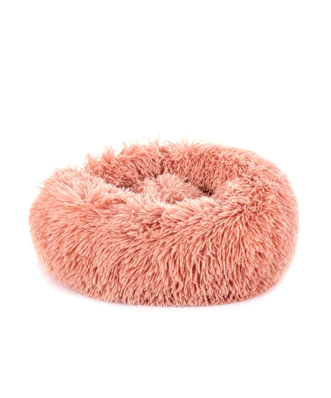 Pink dog bed