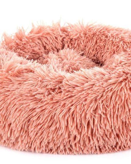 Pink dog bed