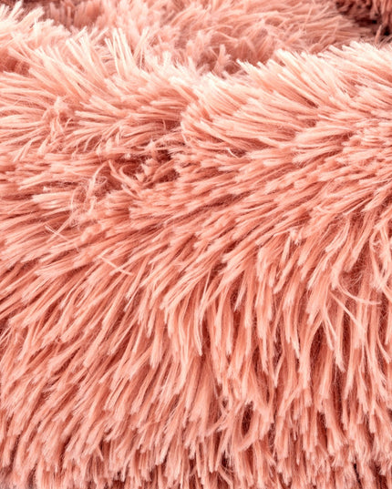 Pink dog bed