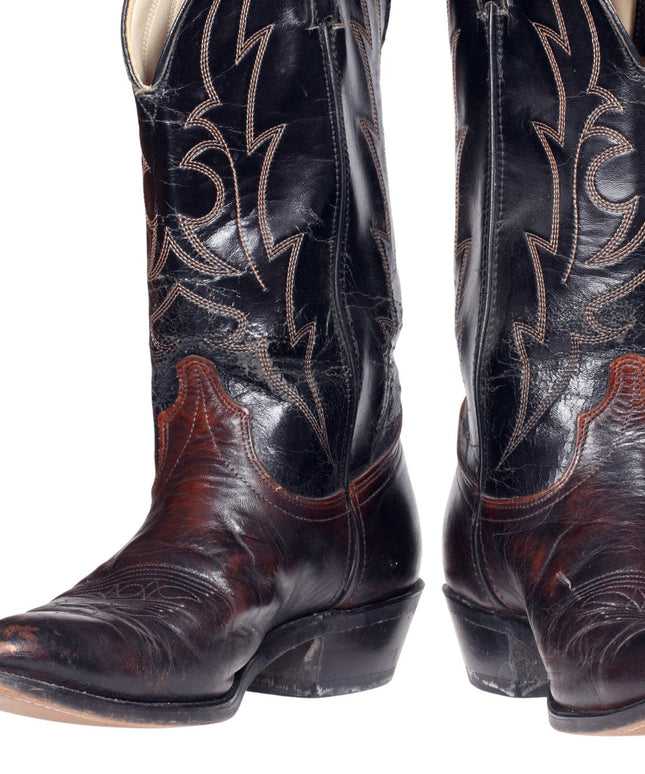 Knee high leather horse boots