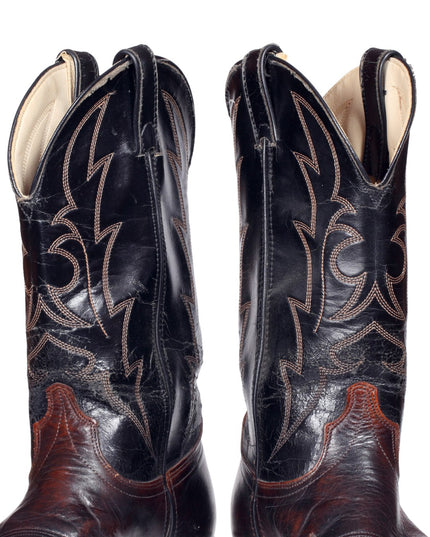 Knee high leather horse boots