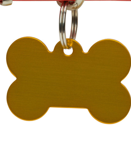 Collar with bone tag