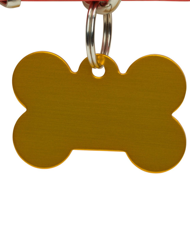 Collar with bone tag