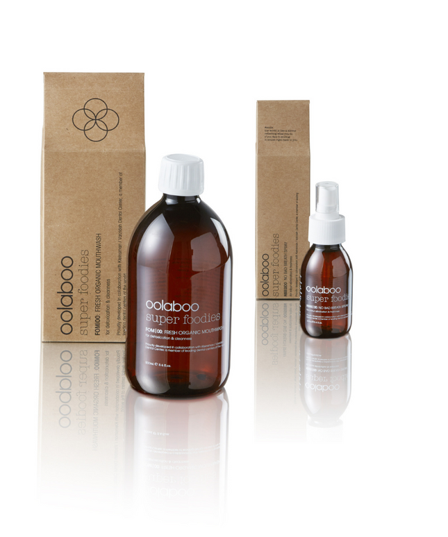 fresh organic mouthwash 500 ml + free mouthspray