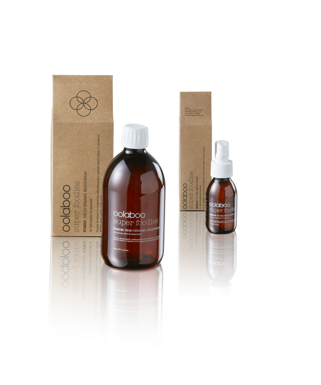 fresh organic mouthwash 500 ml + free mouthspray