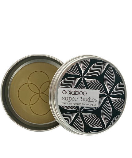 travel tin + eco shampoo bar