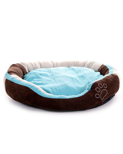 Brown dog bed