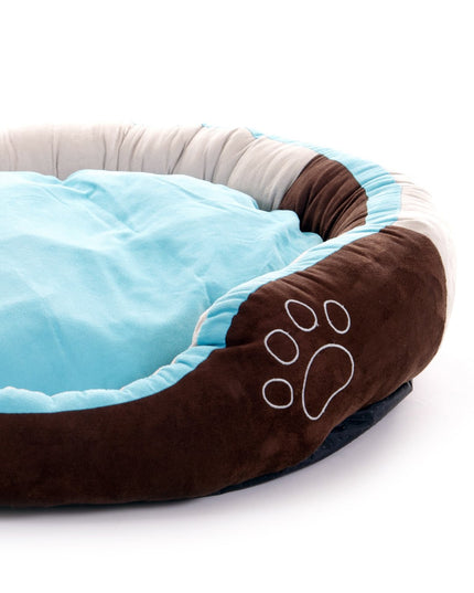 Brown dog bed