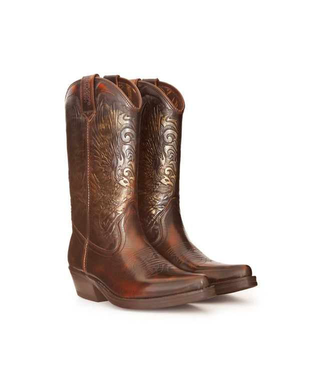 Brown Leather horse boots