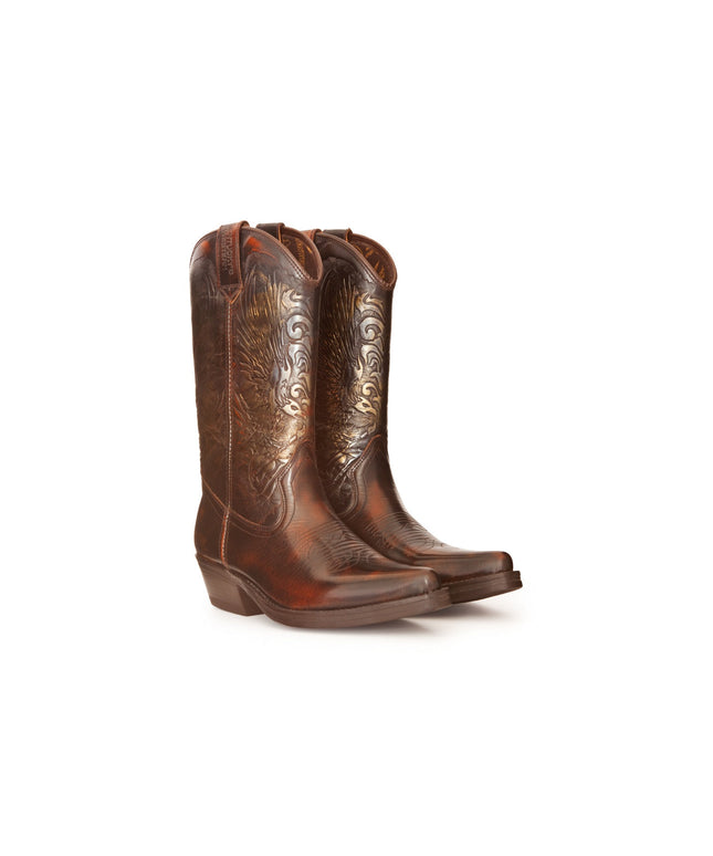 Brown Leather horse boots