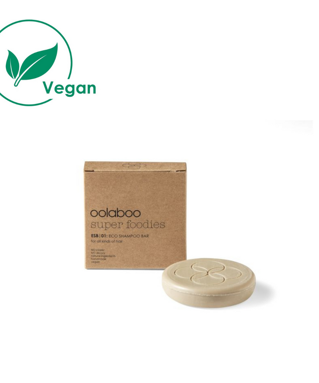 Eco shampoo bar with the bamboo dish (set) 70 gr