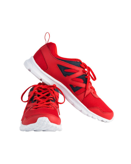 Red sport sneaker