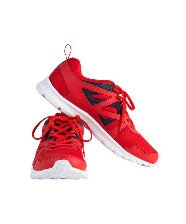 Red sport sneaker