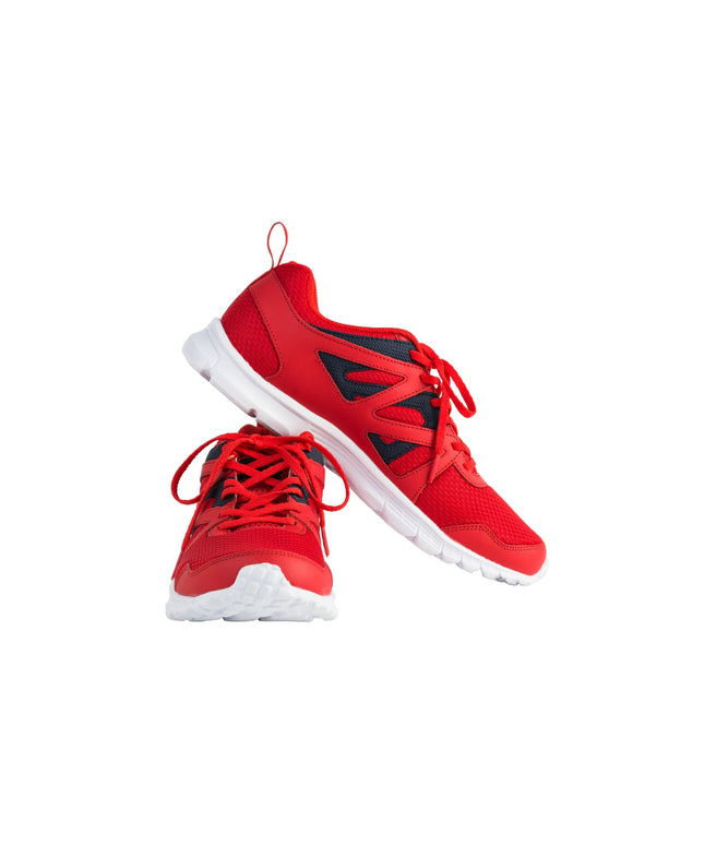 Red sport sneaker