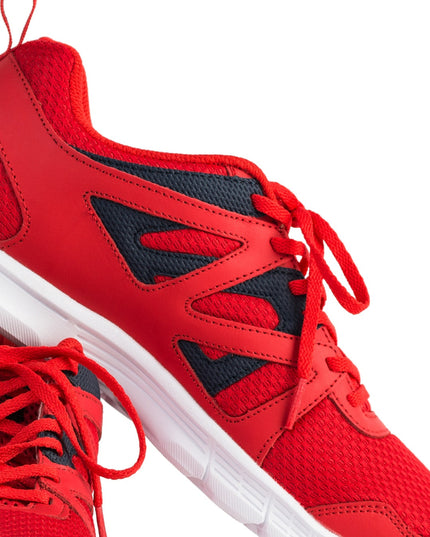 Red sport sneaker
