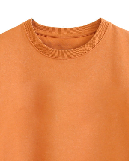 Orange comfort sweater