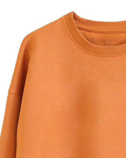 Orange comfort sweater