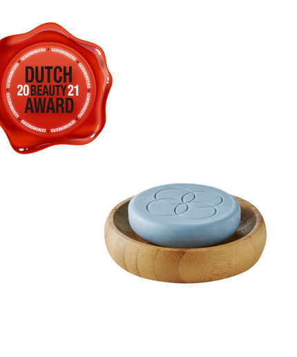 face cleansing bar met bamboo dish  70 gram