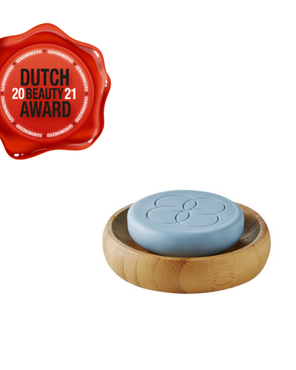 face cleansing bar met bamboo dish  70 gram