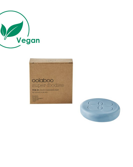 face cleansing bar met bamboo dish  70 gram