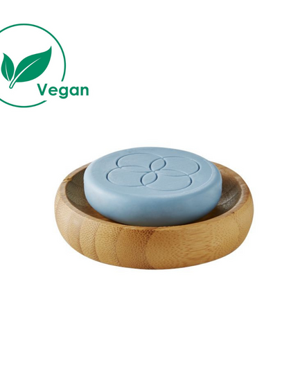 face cleansing bar met bamboo dish  70 gram