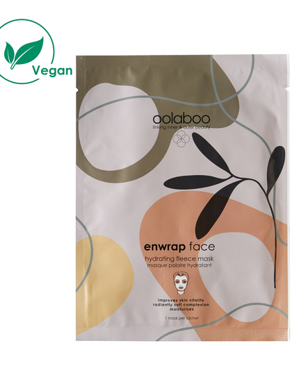 ENWRAP hydrating face & neck fleece mask    1 piece/30 ml