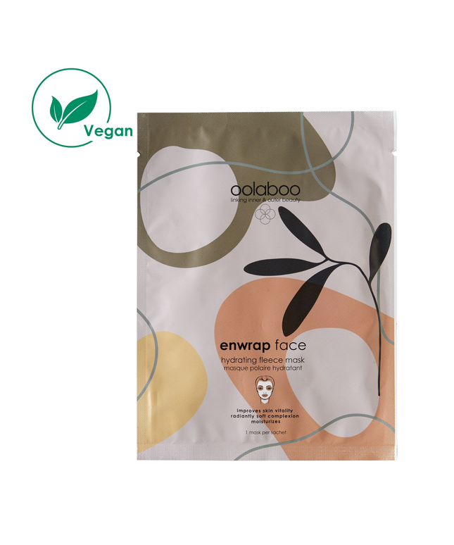ENWRAP hydrating face & neck fleece mask    1 piece/30 ml