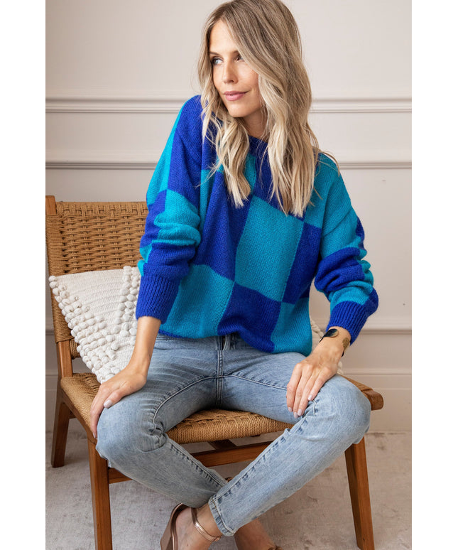 Chess Blue - Trui