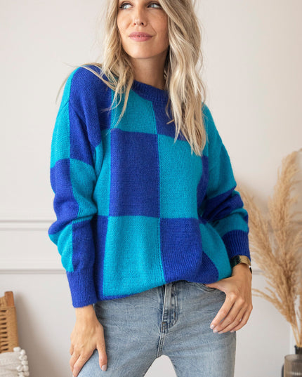 Chess Blue - Trui