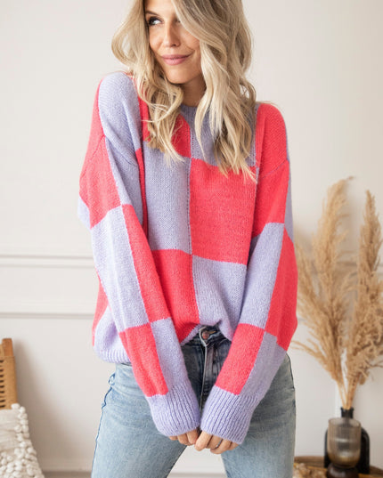 Chess Coral/Lila - Trui