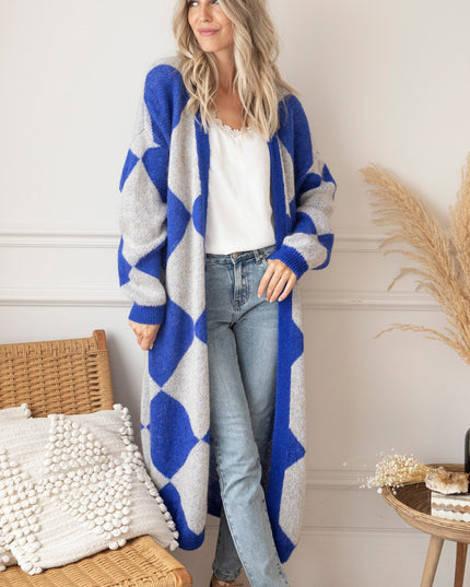 All Square Long Dark Blue - Vest
