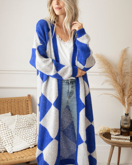 All Square Long Dark Blue - Vest