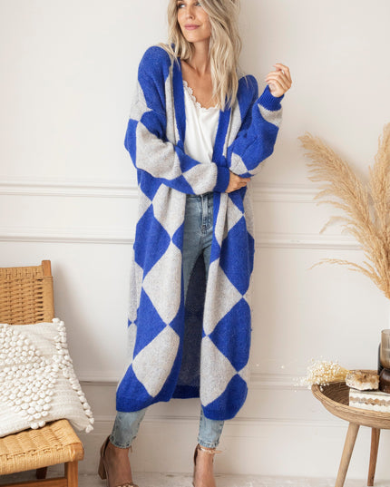 All Square Long Dark Blue - Vest